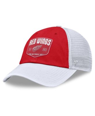 Fanatics - Men's Red Detroit Red Wings Fundamental One-Time Trucker Adjustable Hat