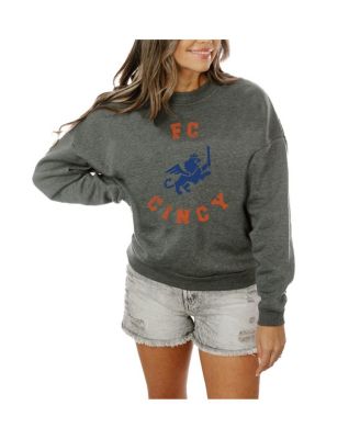 Gameday Couture - Women's Charcoal FC Cincinnati Fleece Pullover Sweatshirt