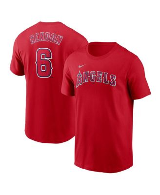 Nike - Men's Anthony Rendon Red Los Angeles Angels Fuse Name Number T-Shirt