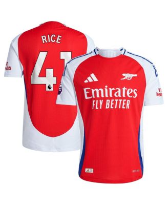 adidas - Men's Declan Rice Red Arsenal 2024/25 Home Authentic Player Jersey