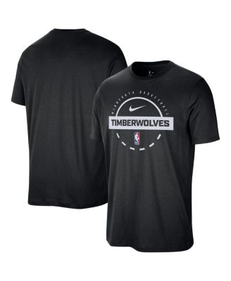 Nike - Men's Black Minnesota Timberwolves Authentic Practice T-Shirt