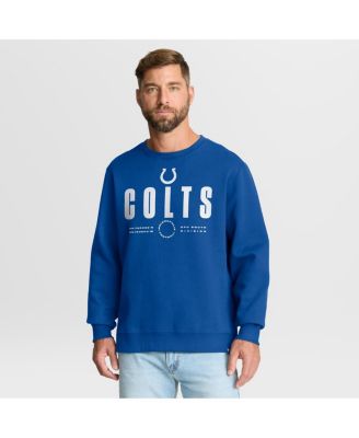 Fanatics - Men's Royal Indianapolis Colts Direct Handoff Legacy Pullover Sweatshirt