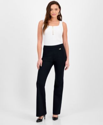 I.N.C. International Concepts - Petite High-Rise Flare Pants
