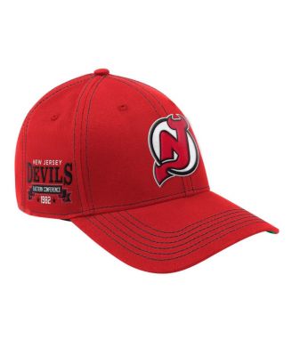 Starter - Men's&nbsp;Red New Jersey Devils Sphere II Curved Starfit Adjustable Hat