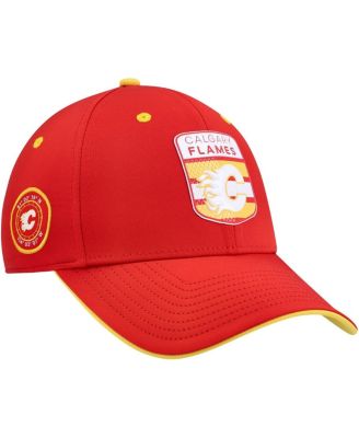 Fanatics - Men's Red Calgary Flames Authentic Pro Draft Stretch-Fit Hat