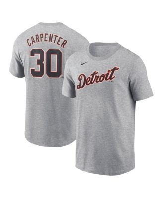 Nike - Men's Kerry Carpenter Gray Detroit Tigers Fuse Name Number T-Shirt