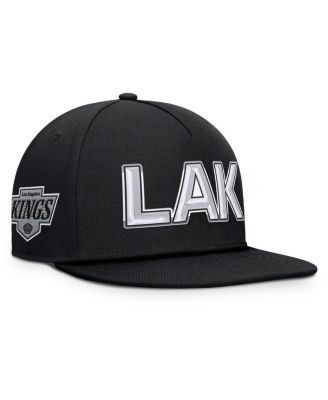 Fanatics - Men's Black Los Angeles Kings Authentic Pro Rink Team Code Snapback Hat