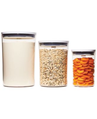 OXO - Good Grips Round Pop Graduated Food Storage Canisters, Set of 3
