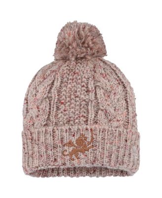 New Era - Women's Tan FC Cincinnati Cuffed with Pom Knit Hat