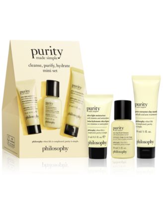 philosophy - 3-Pc. Purity Made Simple Cleanse, Purify, Hydrate Mini Set