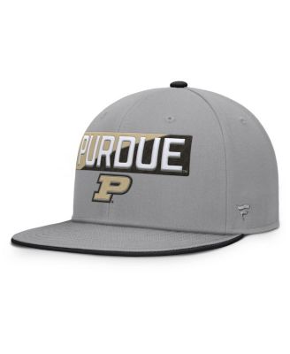 Fanatics - Men's Gray Purdue Boilermakers Duo Snapback Hat