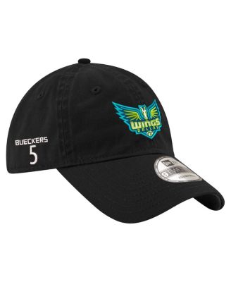 New Era - Men's and Women's Paige Bueckers Black Dallas Wings Name Number Sidepatch 9TWENTY Adjustable Hat