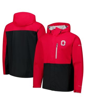 Columbia - Men's Scarlet Ohio State Buckeyes Field Bound Omni-Tech Full-Zip Jacket