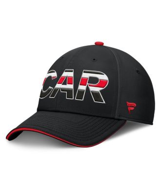 Fanatics - Men's Black/Red Carolina Hurricanes Authentic Pro Rink Team Code Flex Hat