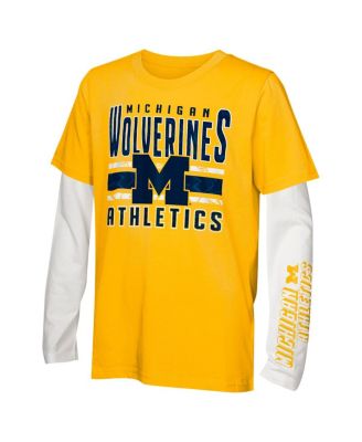 Outerstuff - Preschool Michigan Wolverines In the Mix T-Shirt Combo Set