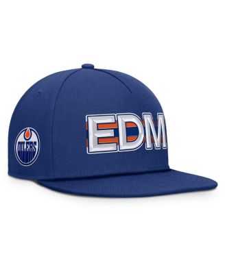 Fanatics - Men's Royal Edmonton Oilers Authentic Pro Rink Team Code Snapback Hat