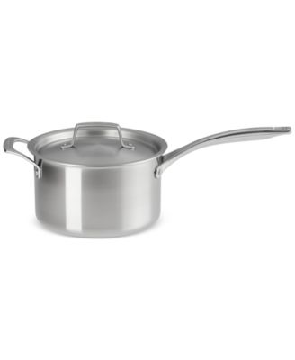 Le Creuset - Essential Stainless Steel Round Saucepan with Lid, 4 Qt.