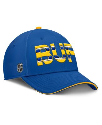 Fanatics - Men's Royal/Gold Buffalo Sabres Authentic Pro Rink Team Code Flex Hat