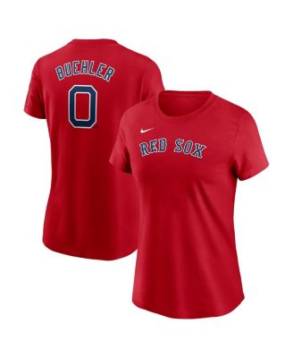 Nike - Women's Walker Buehler Red Boston Red Sox Fuse Name Number T-Shirt