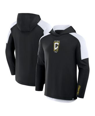 Fanatics - Men's Black Columbus Crew Red Card Transitional Pullover Hoodie
