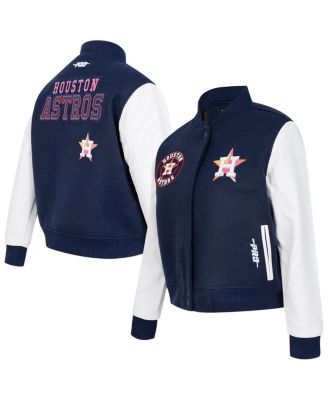 Pro Standard - Women's Navy Houston Astros Game Day Classics Wool Varsity Jacket