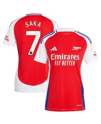 adidas - Women's Bukayo Saka Red Arsenal 2024/25 Home Replica Player Jersey