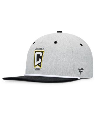 Fanatics - Men's Heather Gray Columbus Crew Chip Golfer Snapback Hat