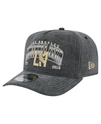 New Era - Men's Black LAFC Washed 9FIFTY A-Frame Adjustable Hat