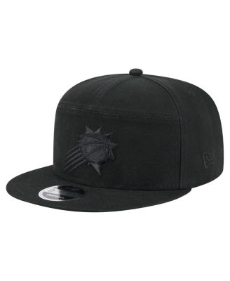New Era - Men's Black Phoenix Suns Adventure Canvas Split Panel 9FIFTY Snapback Hat