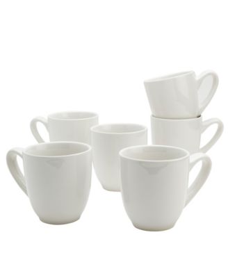 Tabletops Gallery - Embossed Mugs, Set of 6, Service For 6