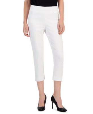 I.N.C. International Concepts - Women's Tummy-Control Pull-On Capri Pants, Regular & Petite, Created for Macy's