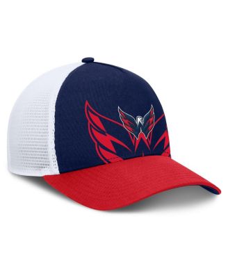 Fanatics - Men's Navy/Red Washington Capitals Authentic Pro A-Frame Rink Adjustable Hat