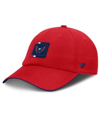 Fanatics - Men's Red/Navy Washington Capitals Authentic Pro Ripstop Adjustable Hat