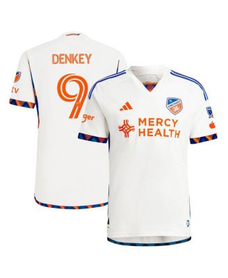 adidas - Men's Kevin Denkey White FC Cincinnati 2024 The Canvas Kit Authentic Player Jersey