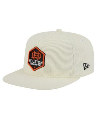 New Era - Men's&nbsp; Cream Houston Dynamo FC 2025 Kickoff Snapback Golfer Hat