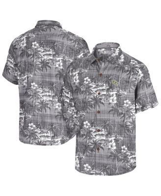 Tommy Bahama - Men's Black UCF Knights Coconut Point Palmetta IslandZone Camp Button-Up Shirt