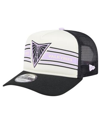 New Era - Men's and Women's White/Eclipse Black Golden State Valkyries Banner Foam Front 9FIFTY A-Frame Adjustable Trucker Hat