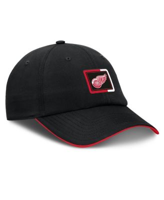 Fanatics - Men's Black/Red Detroit Red Wings Authentic Pro Ripstop Adjustable Hat