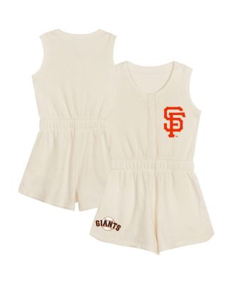Outerstuff - Toddler Cream San Francisco Giants Power Tank Romper