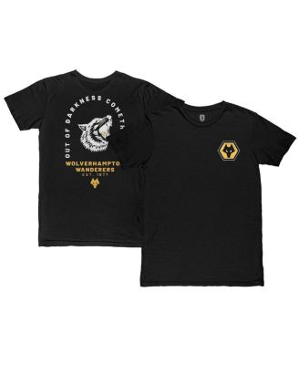 1863FC - Men's Black Wolverhampton Wanderers Darkness Cometh Light Arch T-Shirt