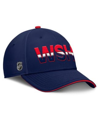 Fanatics - Men's Navy/Red Washington Capitals Authentic Pro Rink Team Code Flex Hat