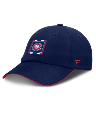Fanatics - Men's Navy/Red Montreal Canadiens Authentic Pro Ripstop Adjustable Hat