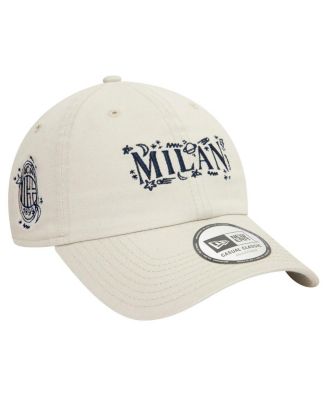New Era - Men's Tan AC Milan Scribble 9TWENTY Adjustable Hat