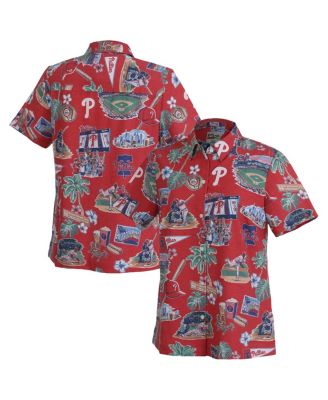 Reyn Spooner - Women’s Red Philadelphia Phillies Scenic Button-Up Top