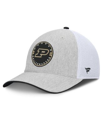 Fanatics - Men's Heather Gray Purdue Boilermakers Trigger Flex Hat