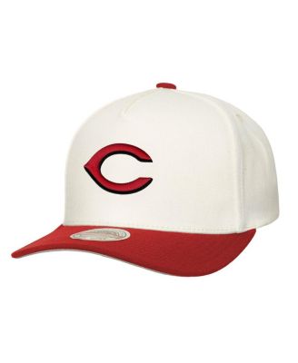 Mitchell & Ness - Men's&nbsp;Cream Cincinnati Reds Stretch-Snapback Hat
