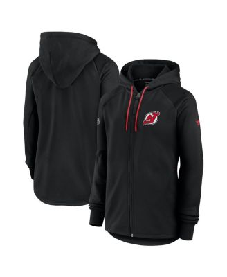 Fanatics - Women's  Black New Jersey Devils Authentic Pro Rink Fleece Full-Zip Jacket