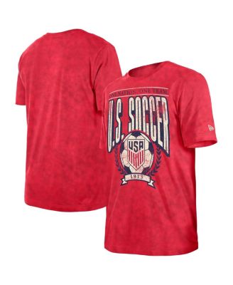 5th & Ocean - Men's Red USMNT Throwback Boxy T-Shirt