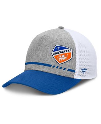 Fanatics - Men's Heather Gray FC Cincinnati Low Block Trucker Adjustable Hat