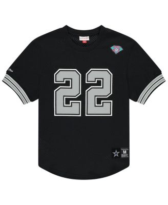 Mitchell & Ness - Men's Emmitt Smith Black Dallas Cowboys Retired Player Name Number Mesh Top